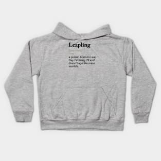 Leapling Definition, Leap Year Gift Funny Leaper Shirt Leap Bday Tshirt Leap Year Baby Leap Year Miracle 2024 Leaper Crewneck Leapling Kids Hoodie